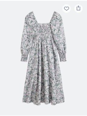 Few Moda Classic Smocked Dress NWT Purple sz Lg
